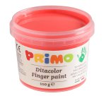 Ditacolor colori a dita - 100ml  - c/pennello - valigetta 6 colori fluo - Primo