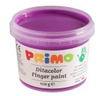 Ditacolor colori a dita - 100ml  - c/pennello - valigetta 6 colori fluo - Primo