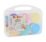 Ditacolor colori a dita - 100ml  - c/pennello - valigetta 6 colori pastello - Primo