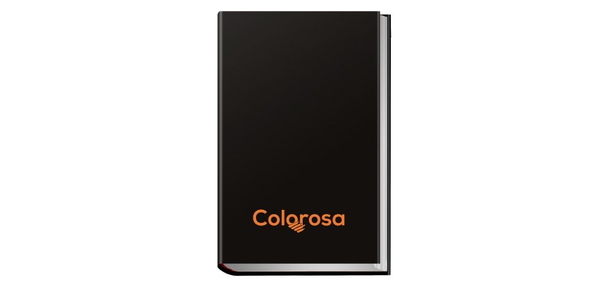 Diario - 12 mesi - copertina rigida antigraffio - nero - Colorosa
