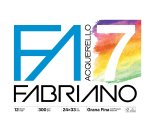 Blocco acquerello F7 - 24 x 33cm - 12 fogli - 300gr - grana fine - Fabriano