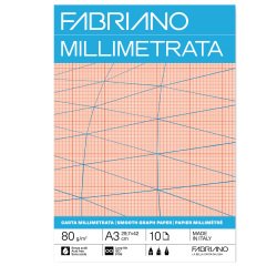 En_blocco carta millimetrata - a3 - 29,7 x 42 cm