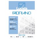 Blocco carta lucida - 21 x 29,7 cm - A4 - 10 fogli - 82gr - Fabriano