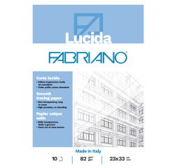 Blocco carta lucida - 23 x 33gr - 10 fogli - 82gr - Fabriano