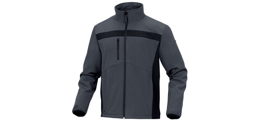 Giacca Softshell Lulea2 - taglia XL - grigio/nero - Deltaplus