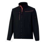 Giacca Softshell 2 in 1 Soccia - taglia XL - nero/rosso - Deltaplus