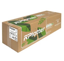 Carta plotter - 914mm x 50mt - 80 gr - inkjet/laser - bianco - in carta Navigator Company - RPlotter