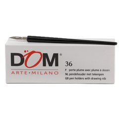 Pennino + portapennino - nero - Cwr - conf. 36 pezzi