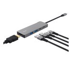 Trust 26062 interface hub USB Type-C Grey