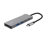 Trust 26062 interface hub USB Type-C Grey