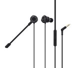 Auricolari - doppio  microfono staccabile - Nero - Trust
