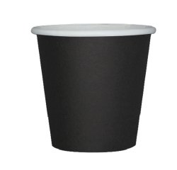 Bicchieri biodegradabili Ecocolor - 80cc - nero - Big Party - conf. 25 pezzi