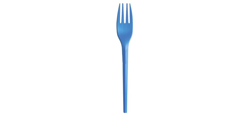 Forchette in CPLA - 16 cm - blu - Big Party - conf. 20 pezzi