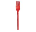 Forchette in CPLA - 16 cm - rosso - Big Party - conf. 20 pezzi