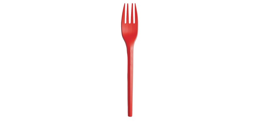 Forchette in CPLA - 16 cm - rosso - Big Party - conf. 20 pezzi