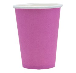 Bicchieri biodegradabili Ecocolor - 250cc - fucsia - Big Party - conf. 25 pezzi