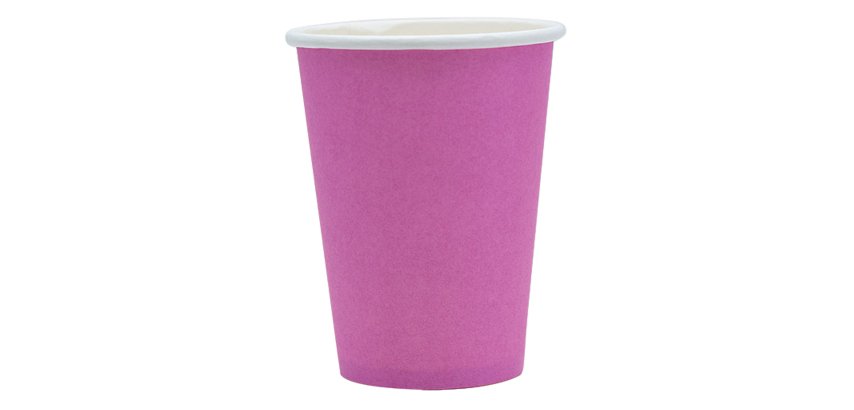 Bicchieri biodegradabili Ecocolor - 250cc - fucsia - Big Party - conf. 25 pezzi