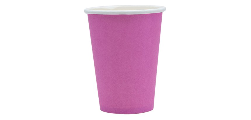 Bicchieri biodegradabili Ecocolor - 250cc - fucsia - Big Party - conf. 25 pezzi