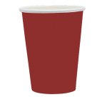 Bicchieri biodegradabili Ecocolor - 250cc - rosso intenso - Big Party - conf. 25 pezzi
