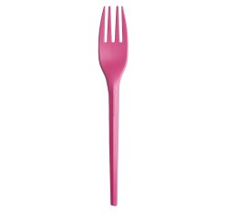 Forchette in CPLA - 16 cm - fucsia - Big Party - conf. 20 pezzi