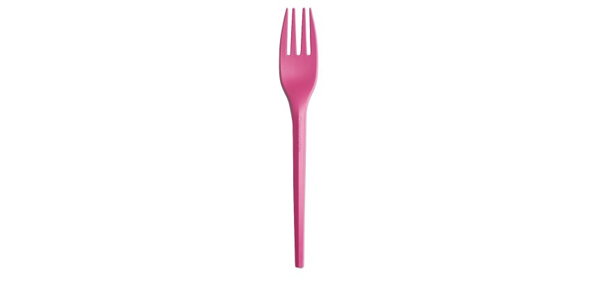 Forchette in CPLA - 16 cm - fucsia - Big Party - conf. 20 pezzi