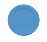 Piatti piani Ecocolor - Ø18cm - biodegradabile - turchese - Big Party - conf. 25 pezzi