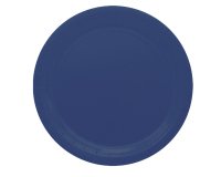 Piatti piani Ecocolor - Ø24cm - biodegradabile - blu notte - Big Party - conf. 25 pezzi