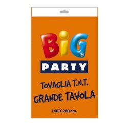Tovaglia TNT - 160 x 260 cm - arancione - Big Party