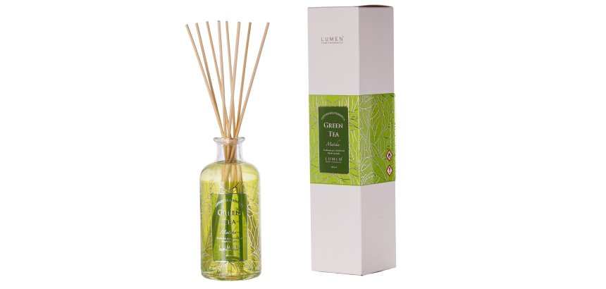 Diffusore d'essenza - a bastoncino - green tea/matcha - 200ml - Methodo