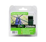 Punti per reti - 20 mm - verdi - Fischer Darex - conf. 200 punti