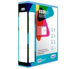 Raccoglitore personalizzabile Vision - 22 x 30 cm - 4 anelli a Q 65 mm - dorso 8,5 cm - azzurro - Favorit
