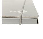 Cartella 3 lembi con elastico - A4 - dorso 1 cm - grigio chiaro - BM