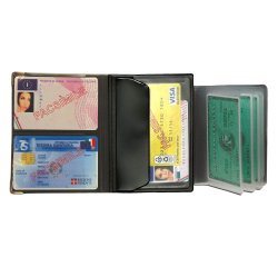 Porta documenti FLY - PVC - colori assortiti - Alplast