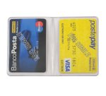Portacard Bicard 890 - con 2 tasche a copertina - PVC - Alplast - conf. 50 pezzi