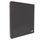 Raccoglitore ad anelli - 27 x 32 cm - Ø 30 mm - grigio scuro - BM