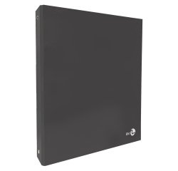 Raccoglitore ad anelli - 27 x 32 cm - Ø 30 mm - grigio scuro - BM