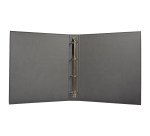Raccoglitore ad anelli - 27 x 32 cm - Ø 30 mm - grigio scuro - BM