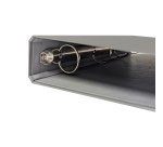 Raccoglitore ad anelli - 27 x 32 cm - Ø 30 mm - grigio chiaro - BM
