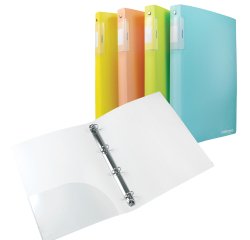 Raccoglitore Sping - A4 - 4 anelli tondi 30 mm - PP - dorso 4 cm - colori assortiti - Colorosa