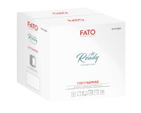 Tovagliolino bar - 17 x 17 cm - carta - bianco - Fato - conf. 250 pezzi