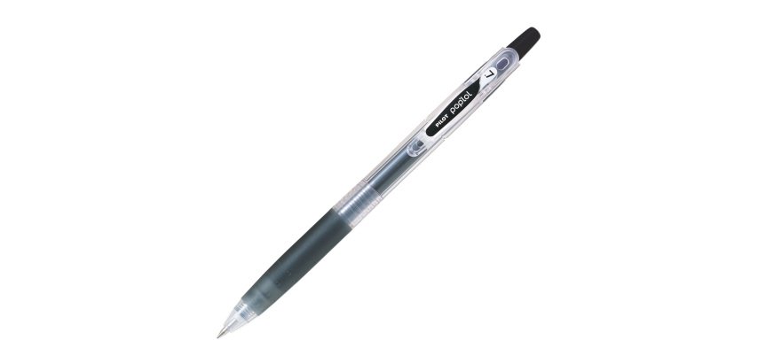 Roller gel a scatto Pop'lol - punta 0,7mm - nero - Pilot