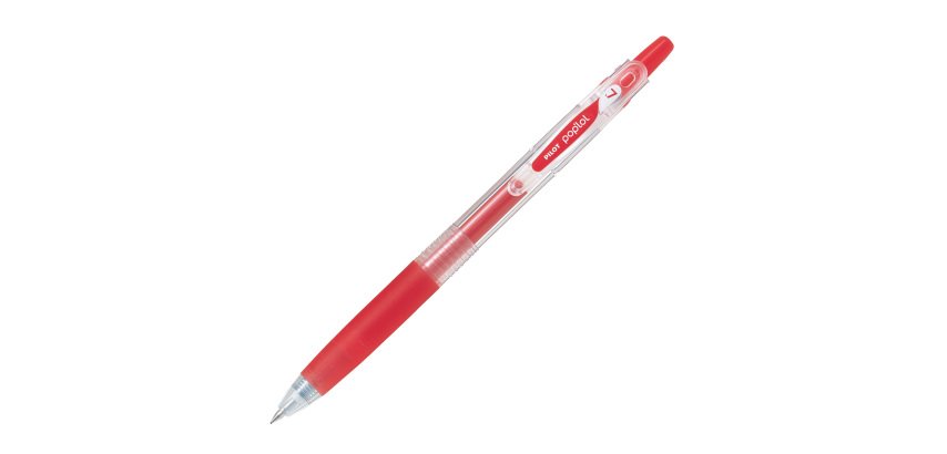 Roller gel a scatto Pop'lol - punta 0,7mm - rosso - Pilot