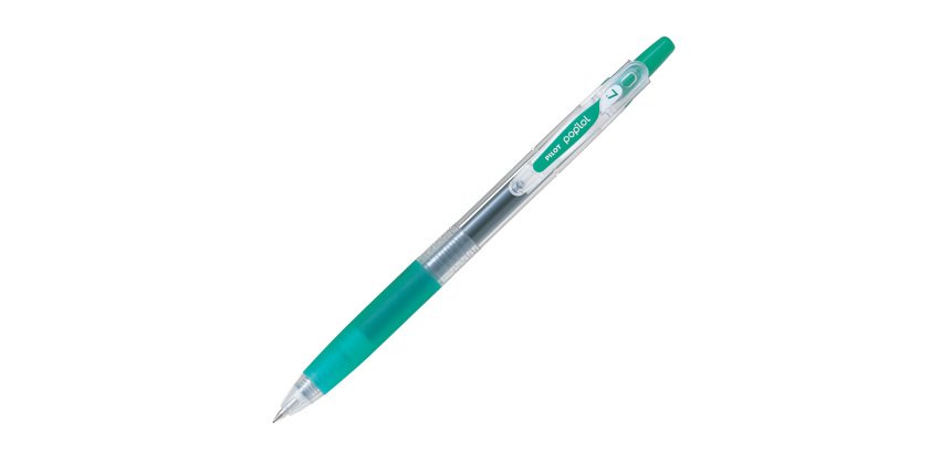 Roller gel a scatto Pop'lol - punta 0,7mm - verde - Pilot
