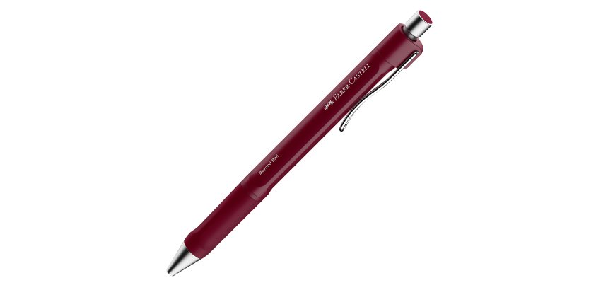 Penna a sfera a scatto Beyond Ball - Punta 1,0 mm - rosso - Faber-Castell