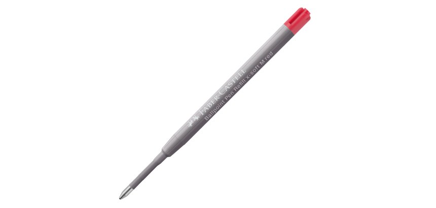 Refill extra morbido - Punta 1,0 mm - rosso - Faber-Castell
