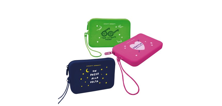 Astuccio Disegnetti Depressetti - 18,5 x 12,5 x 2,4 cm - silicone - Blasetti