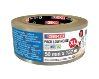 Nastro adesivo - 5 cm x 132 m - PP - silenzioso  - trasparente - Geko