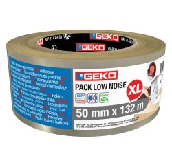 Nastro adesivo - 5 cm x 132 m - PP - silenzioso  - trasparente - Geko