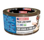 Nastro adesivo - 5 cm x 66 m - PP - silenzioso - avana - Geko