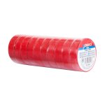 Nastro adesivo isolante - 15mm x 10 m - PVC - rosso - Geko